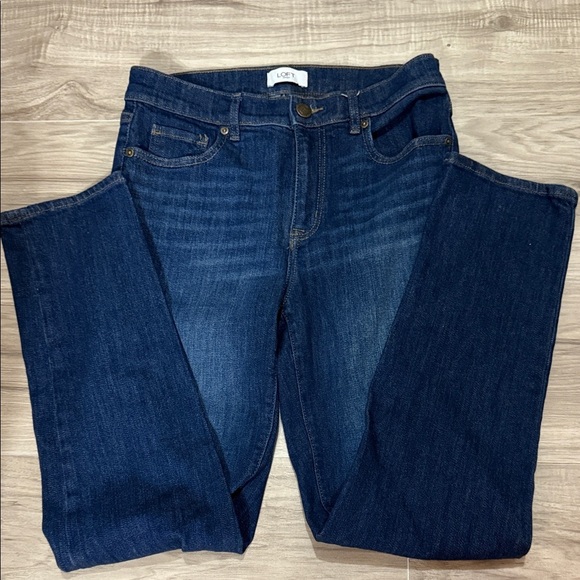 LOFT Dark Blue Women's Jeans - Picture 3 of 7